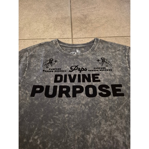 PRPS Divine Purpose Acid Wash Graphic Men Tee - XXL - Picture 4 of 11